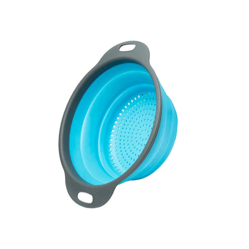 Escurridor plegable azul