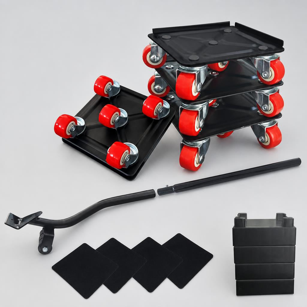 Kit para Mover Muebles con Ruedas y Palanca