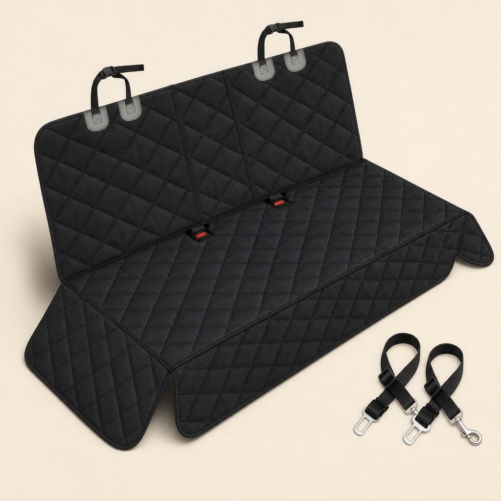 Funda Protectora de Asiento Trasero para Perros – Impermeable y Universal